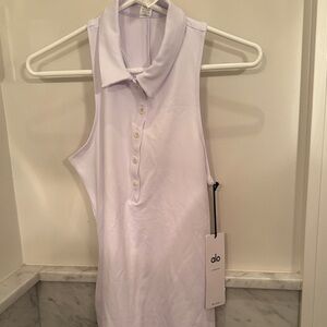 ALO Yoga white Sleeveless tennis Dress